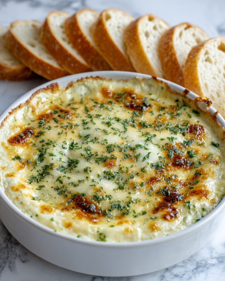 Baked Garlic Bread Dip Recipe