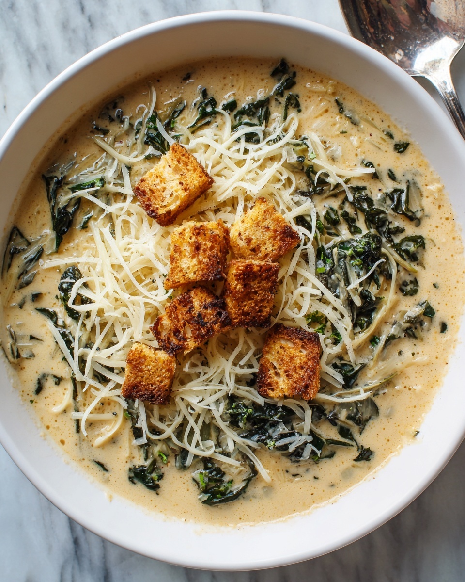 Creamy Roasted Garlic Soup Recipe - Recipe Image