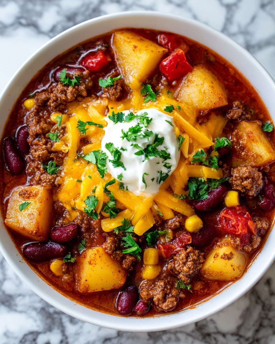 Slow Cooker Cowboy Casserole Recipe - Recipe Image