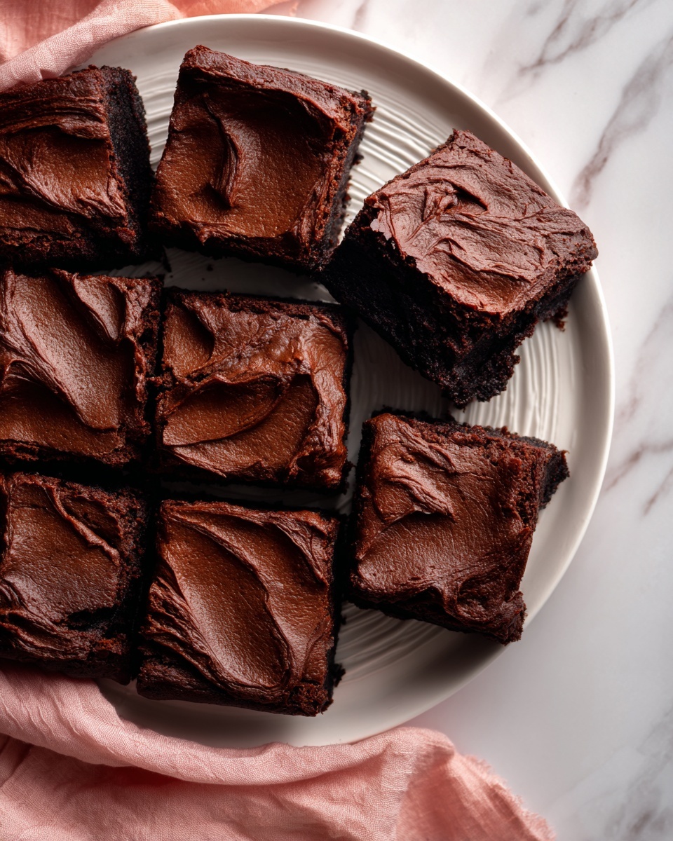 Chocolate Frosted Brownies Recipe - Recipe Image