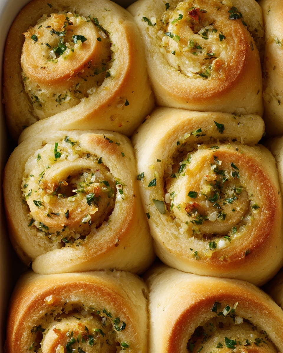 Garlic Bread Roll-Ups Recipe - Recipe Image
