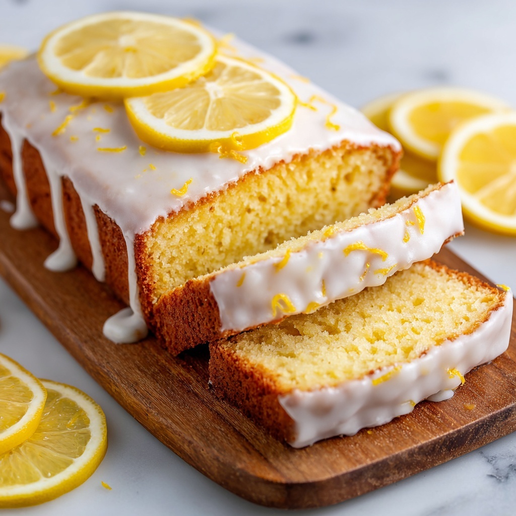 Zesty Lemon Loaf Cake Recipe - Recipe Image