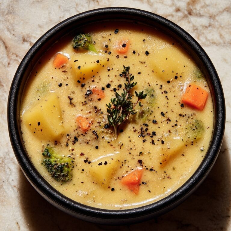Broccoli Potato Cheese Soup Recipe