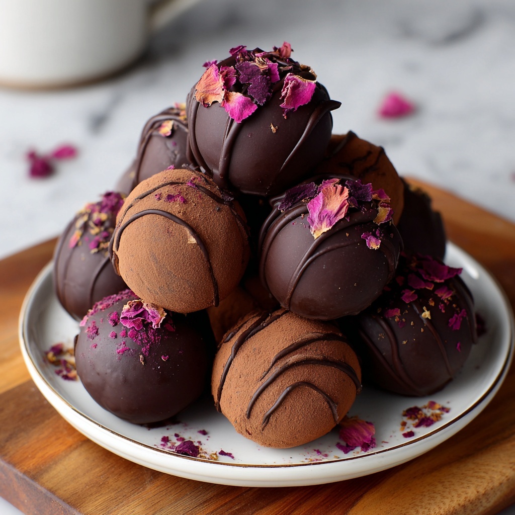 Fudgy Chocolate Beet Truffles Recipe - Recipe Image