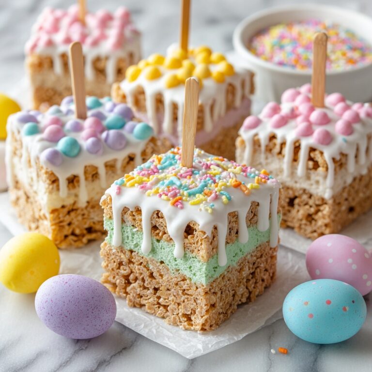 Chocolate-Dipped Easter Rice Krispie Treats Recipe
