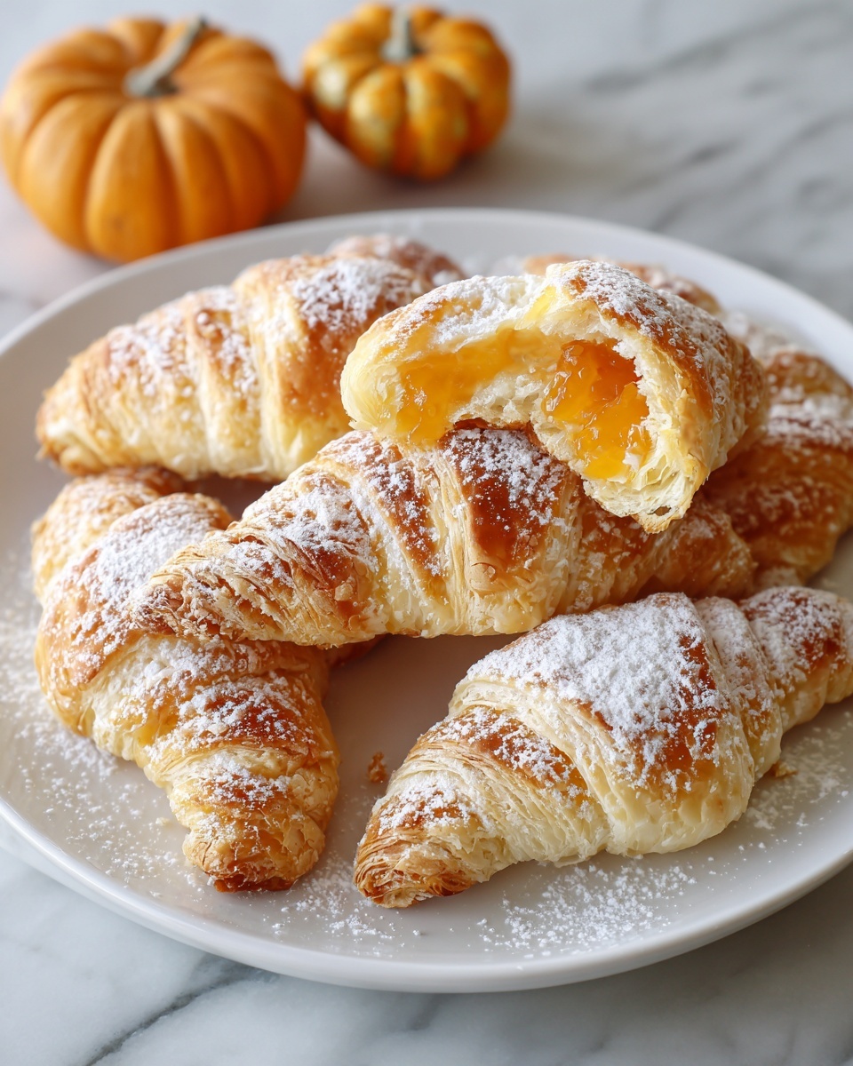 Mini Pumpkin Pie Crescent Rolls Recipe - Recipe Image