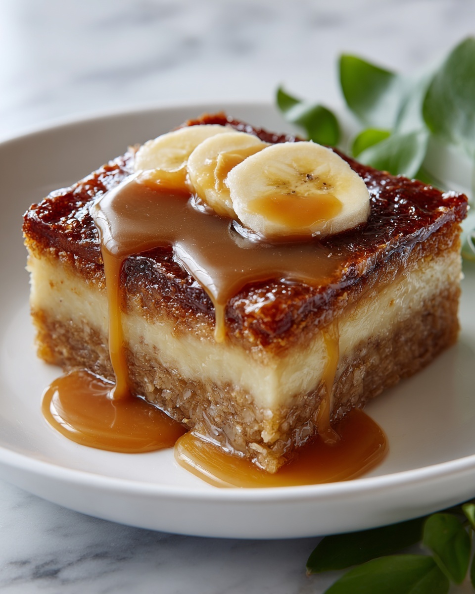 Banana Bread Brownies with Vanilla Frosting Recipe - Recipe Image