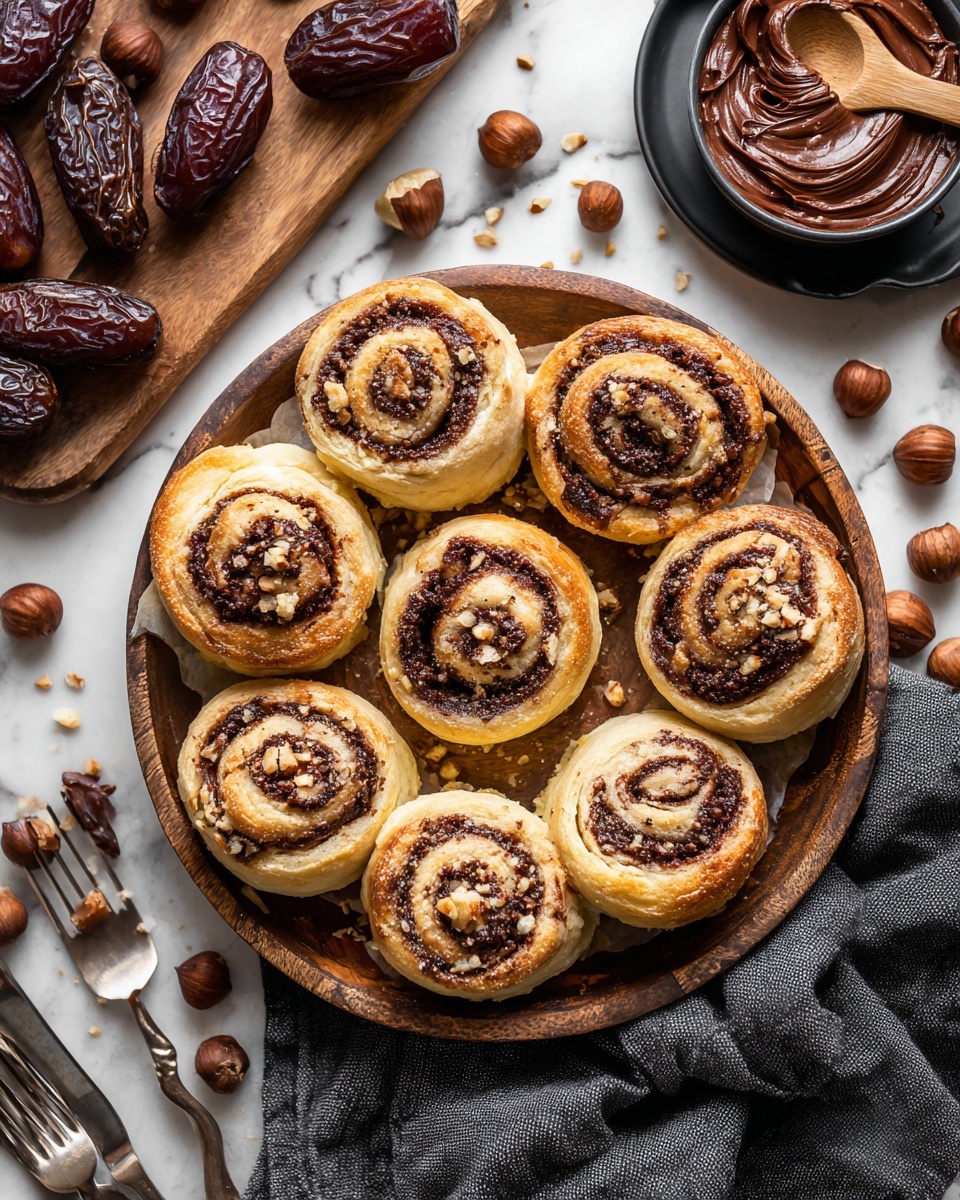 Chocolate Hazelnut Rolls Recipe - Recipe Image