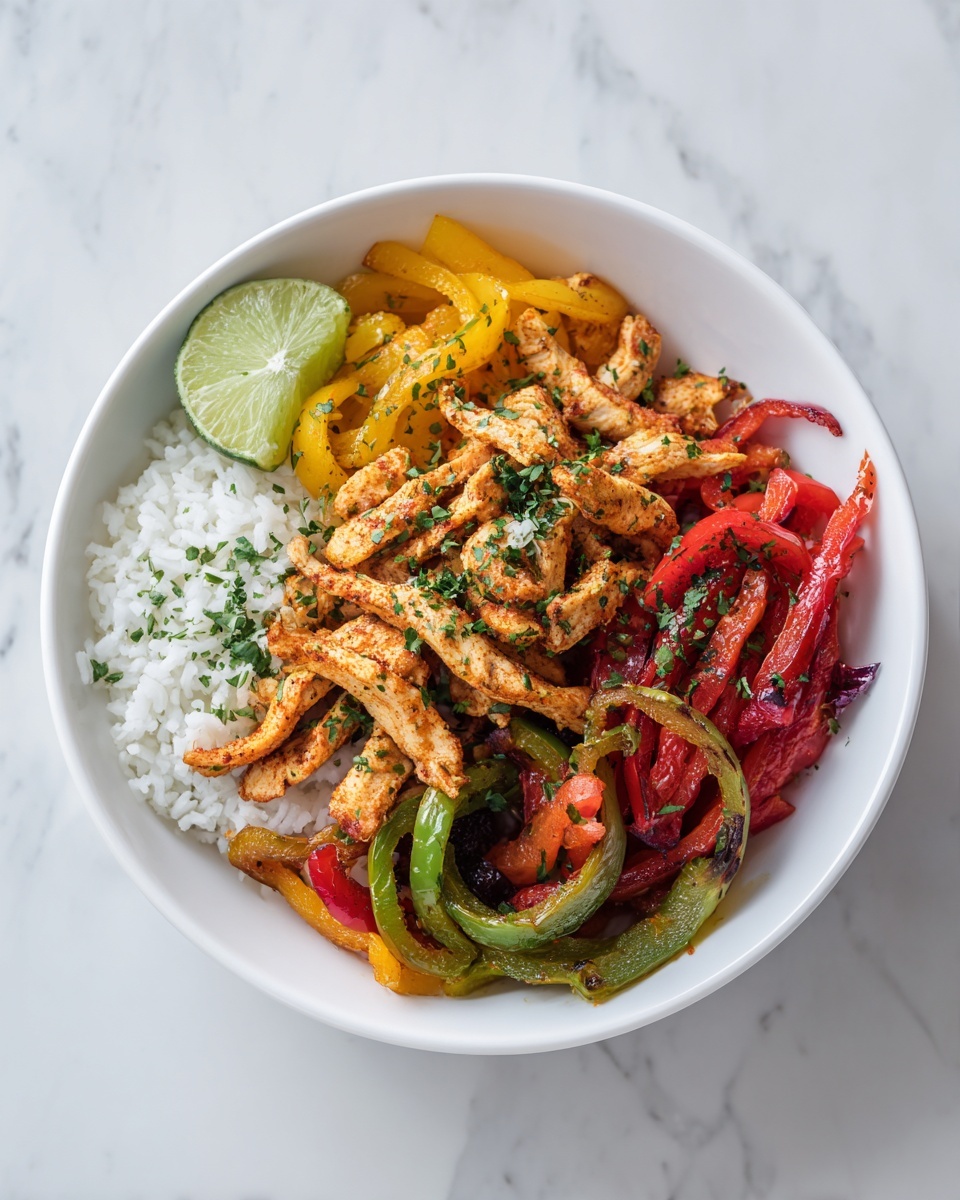 Chicken Fajita Bowl Recipe - Recipe Image