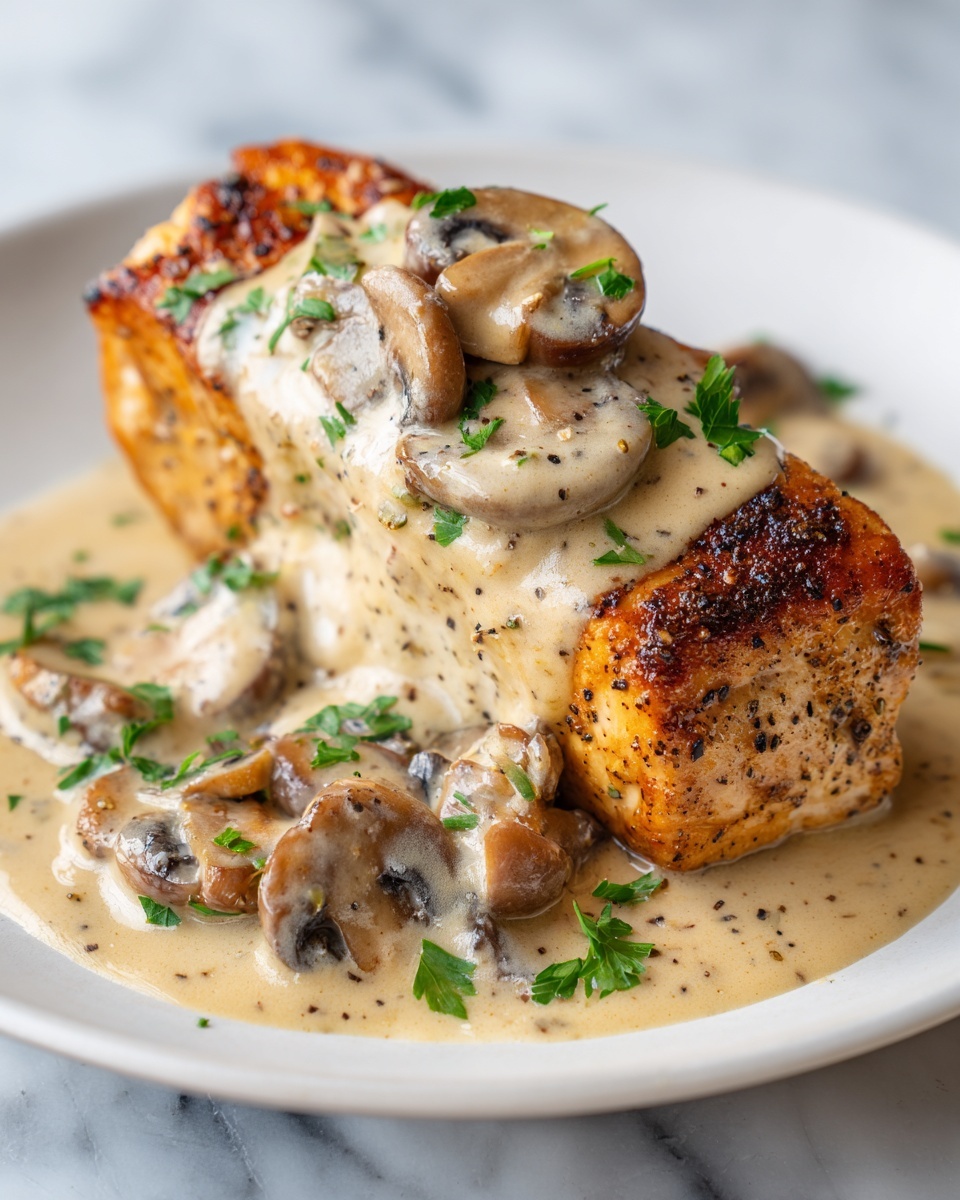 Creamy Mushroom Chicken Recipe - Recipe Image