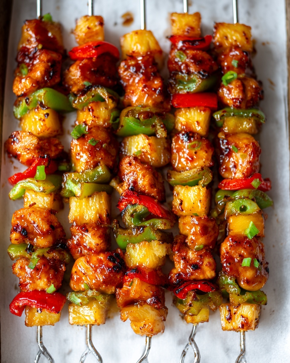 Hawaiian Chicken Skewers Recipe - Recipe Image