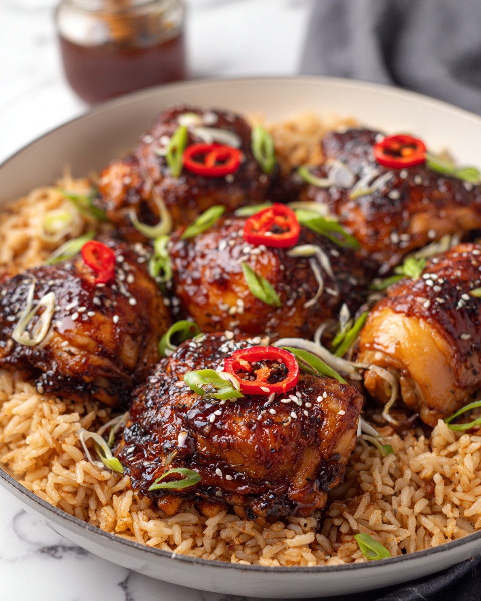 Honey Soy Baked Chicken Thighs Recipe - Recipe Image