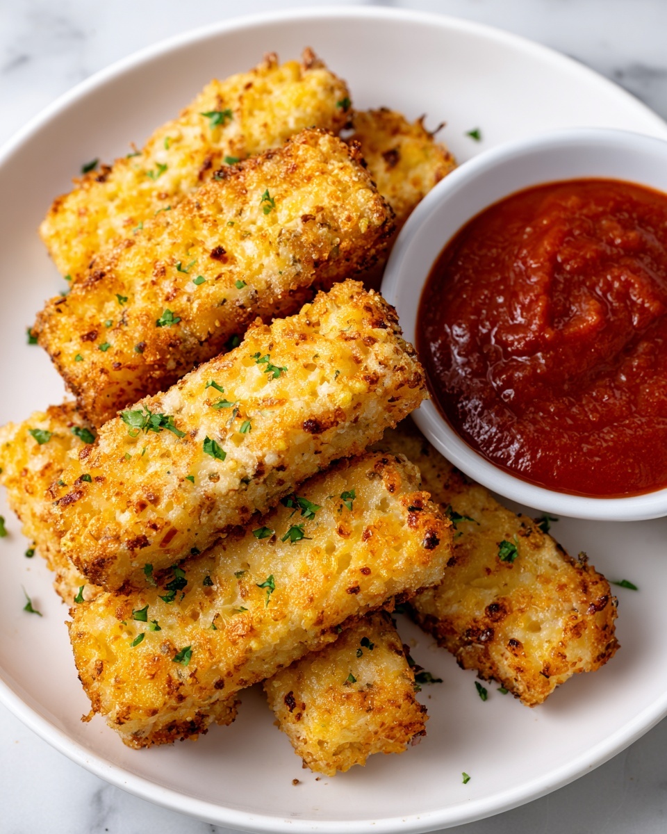 Homemade Cheesy Pizza Sticks Recipe - Recipe Image