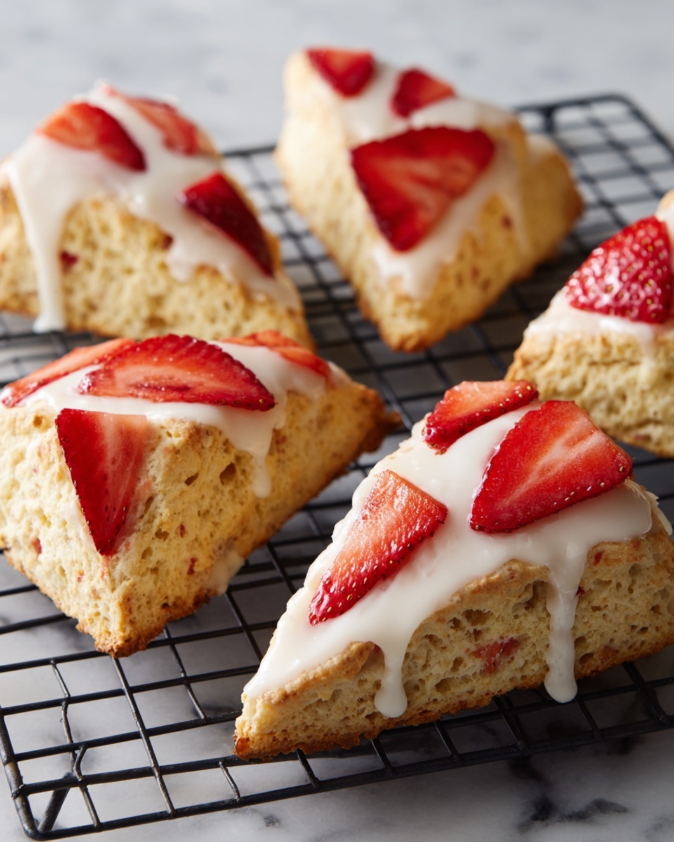 Fresh Buttermilk Strawberry Biscuits Recipe - Recipe Image