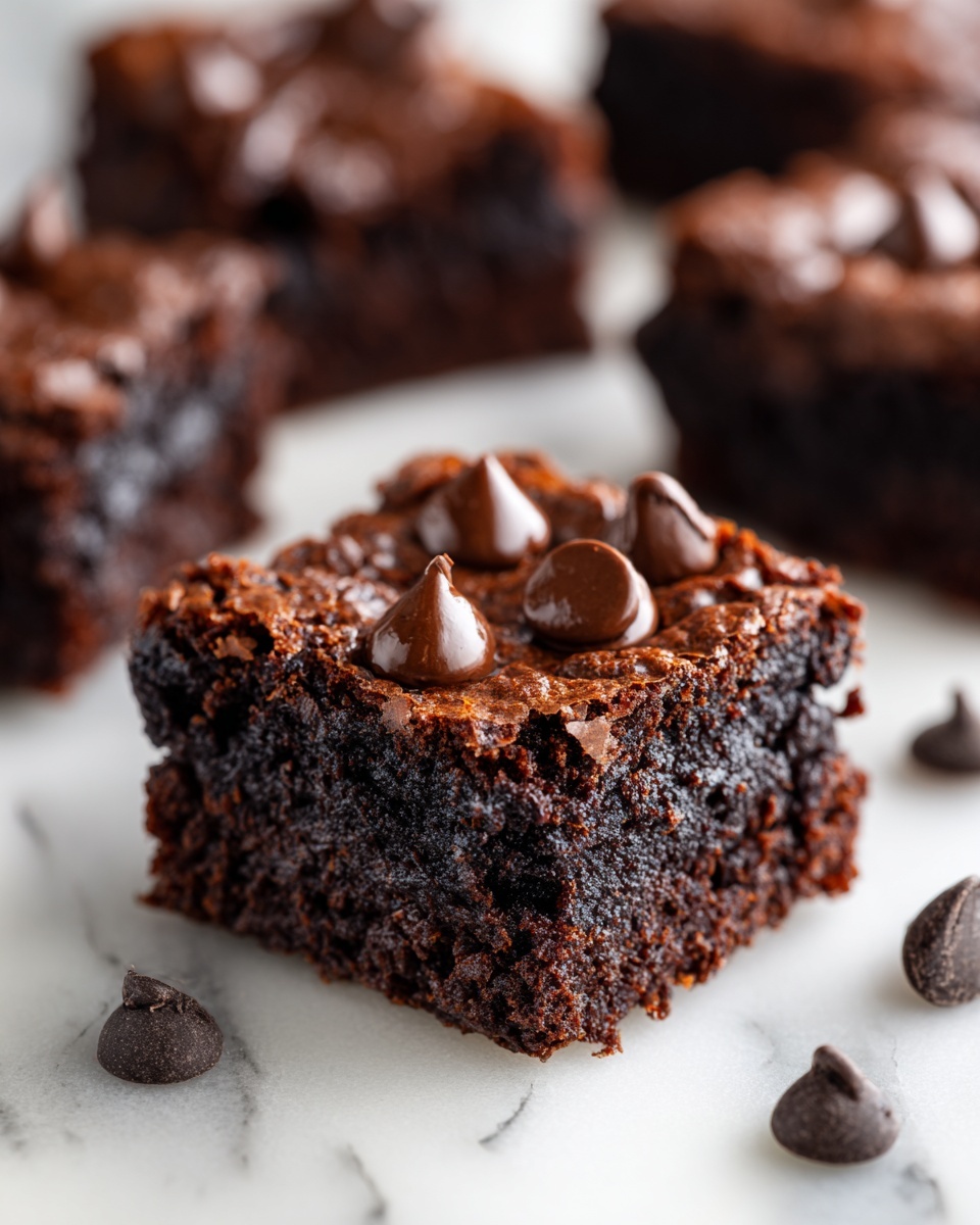 Healthy Fudgy Protein Brownies Recipe - Recipe Image