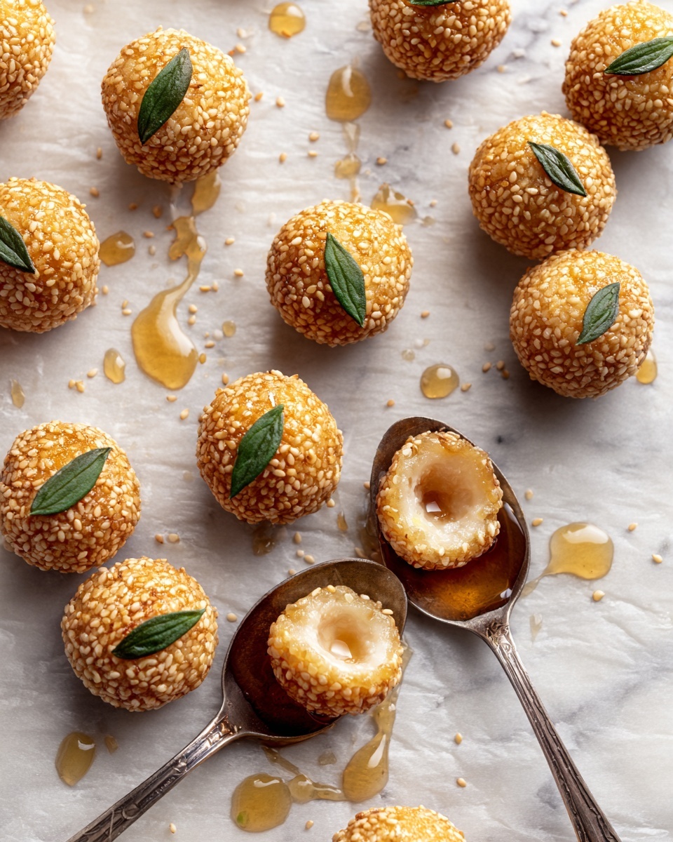 Fried Goat Cheese Balls with Spicy Sage Honey Recipe - Recipe Image