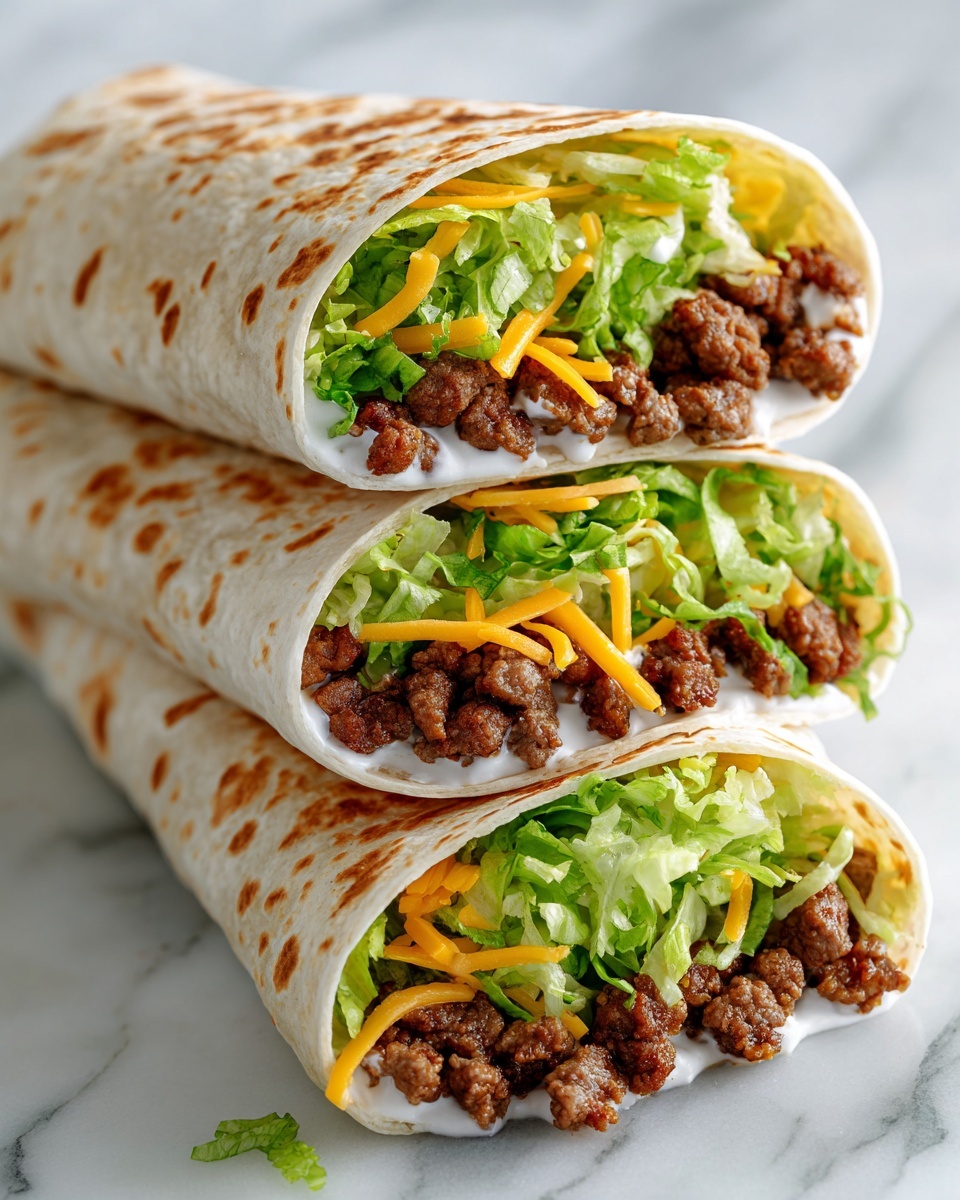 Big Mac Wraps Recipe - Recipe Image