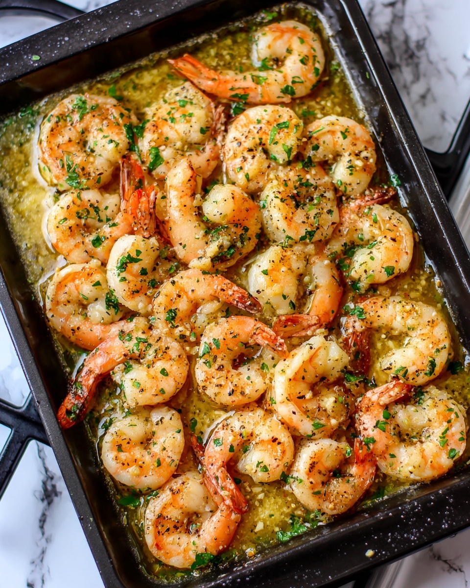 Baked Garlic Parmesan Shrimp Recipe - Recipe Image