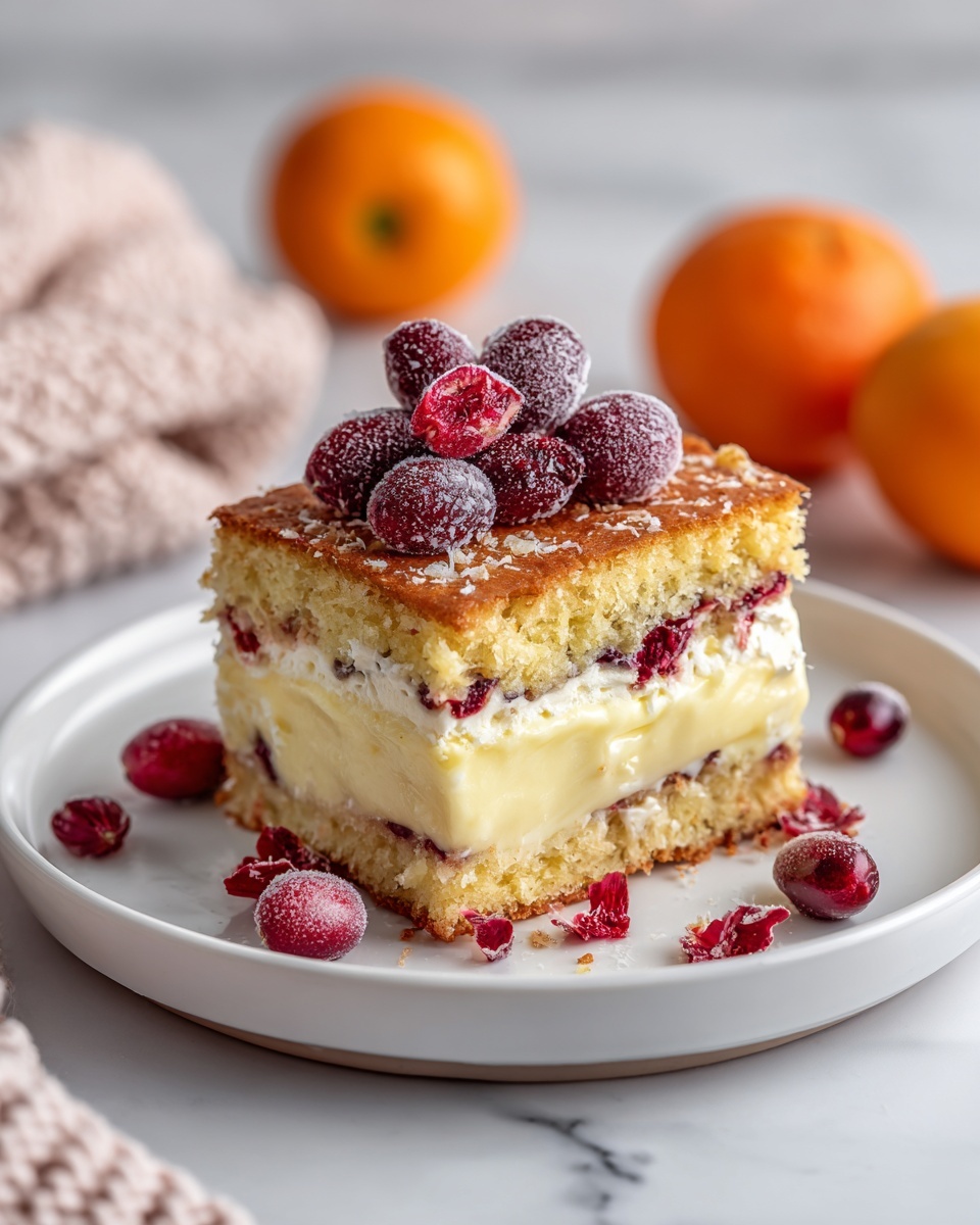 Cranberry Orange Bread Pudding Recipe - Recipe Image