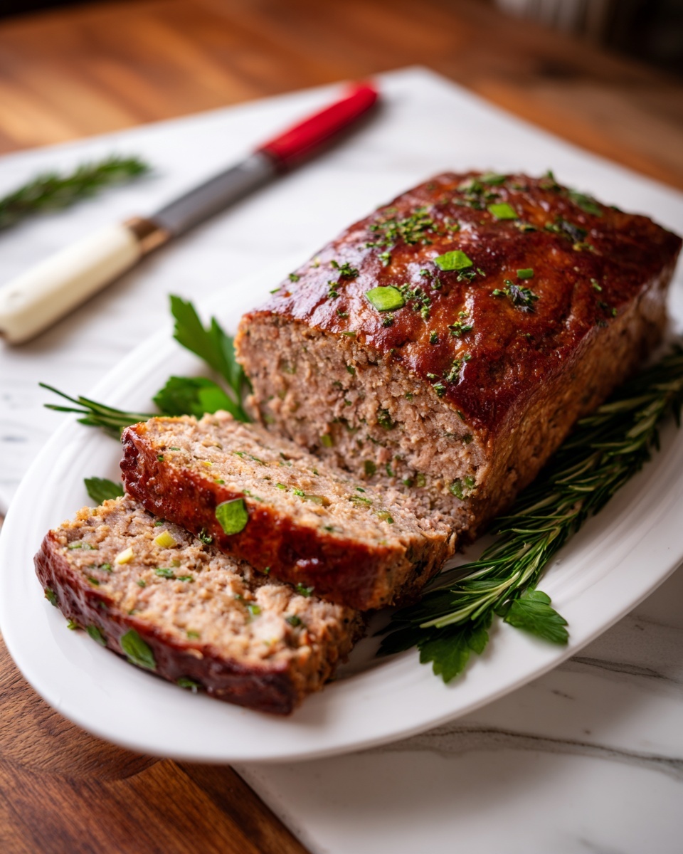 Turkey Stuffing Meatloaf Recipe - Recipe Image