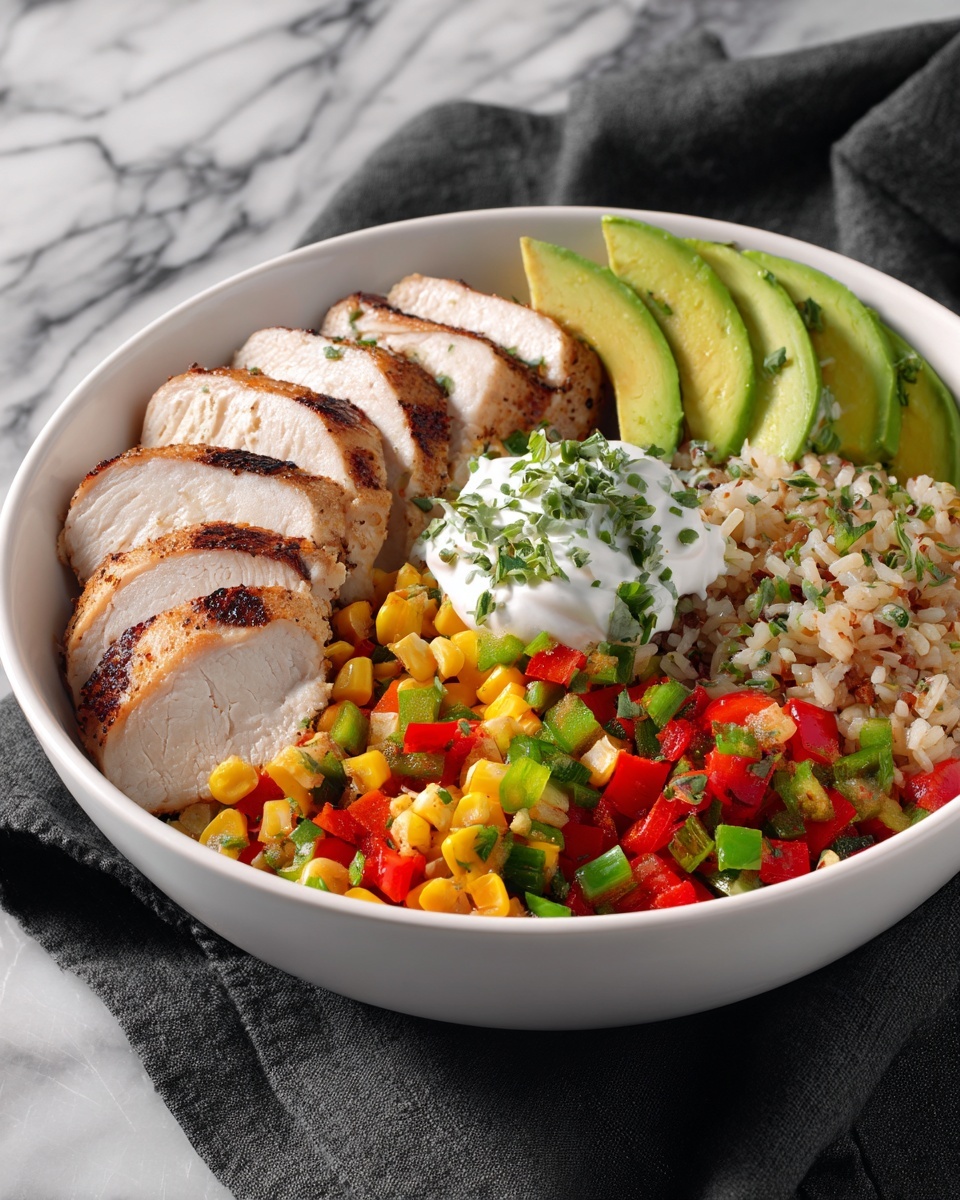 Chicken Fajita Bowls Recipe - Recipe Image