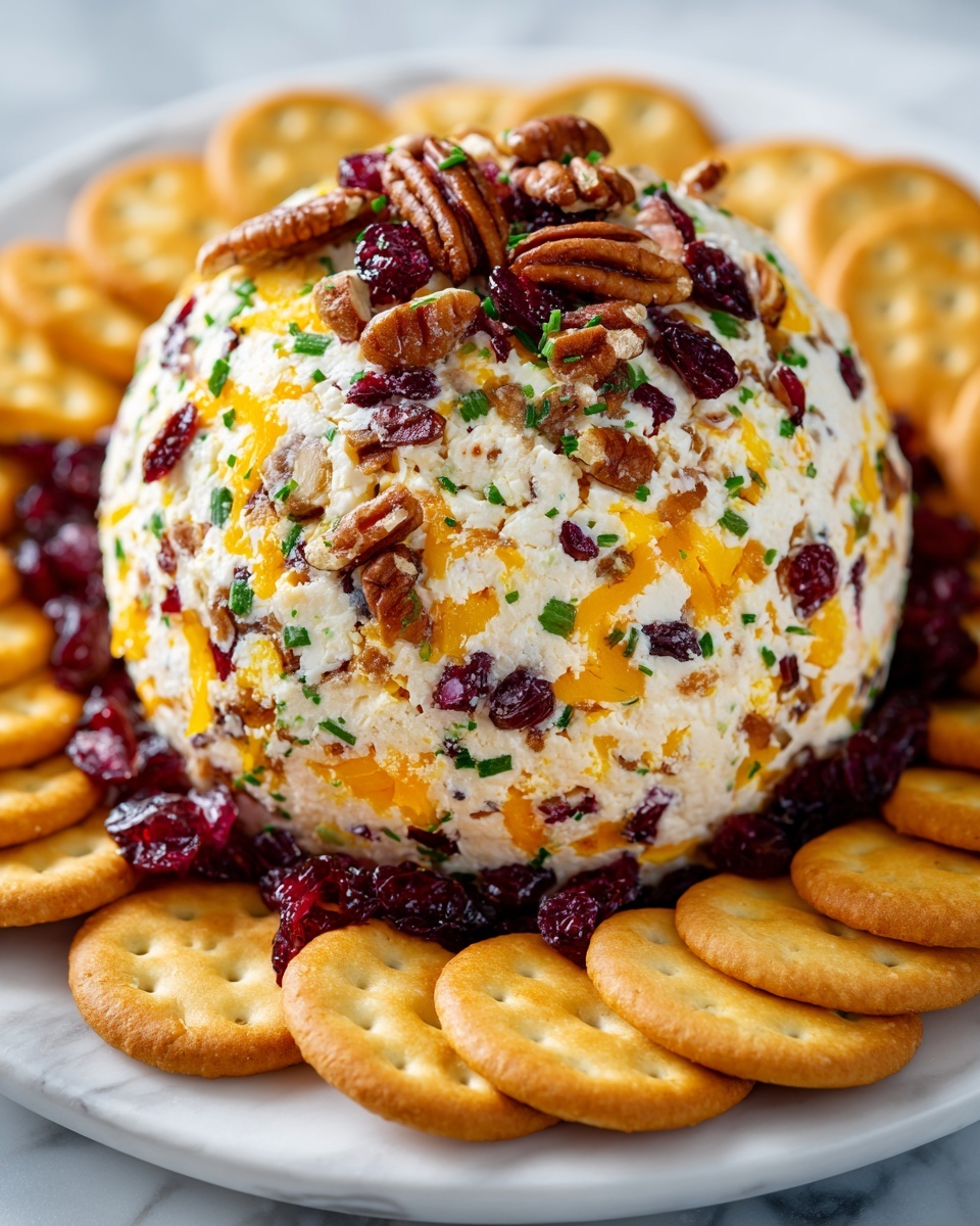 Cranberry Pecan Cheese Ball Recipe - Recipe Image