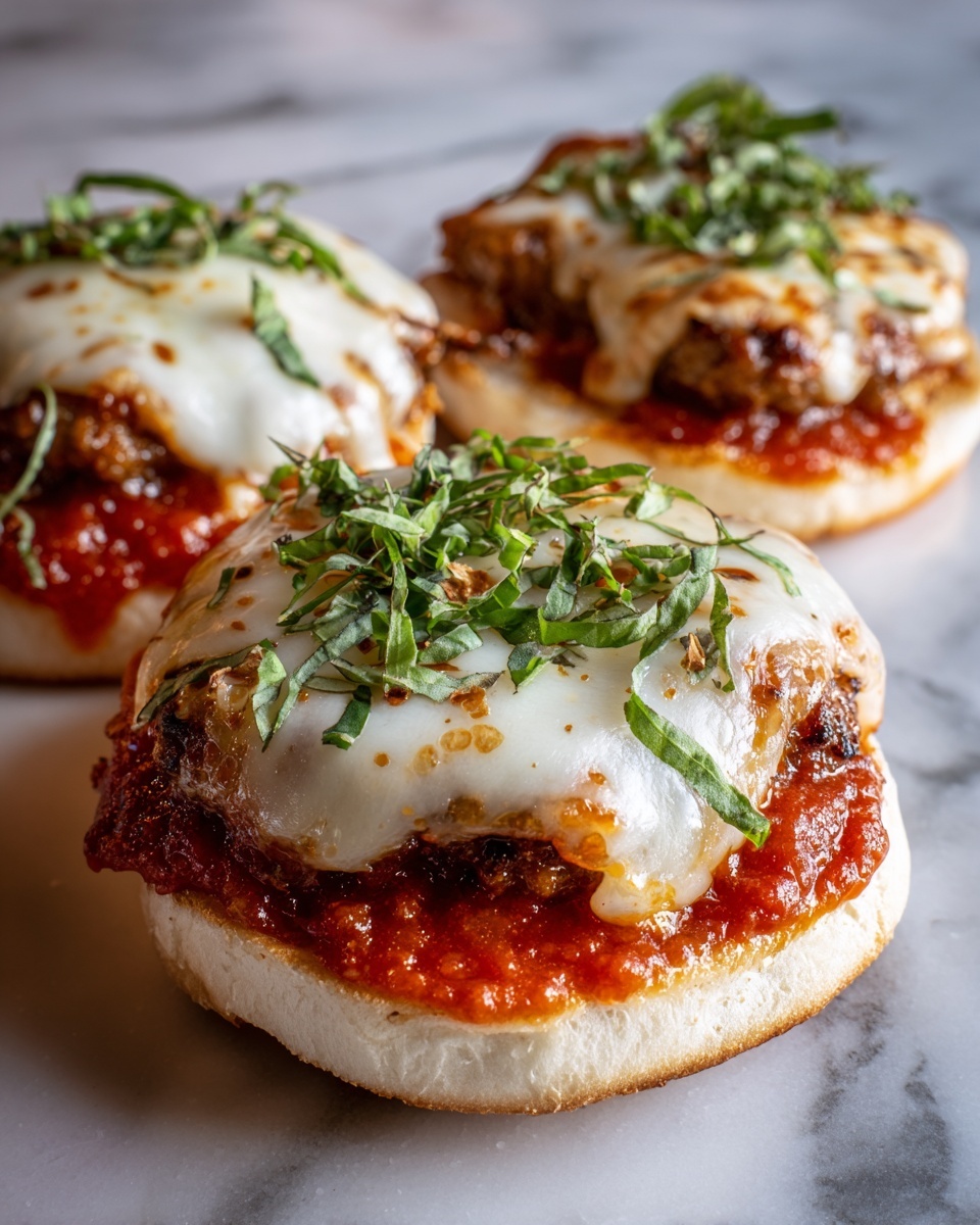 Pizza Burgers Recipe - Recipe Image