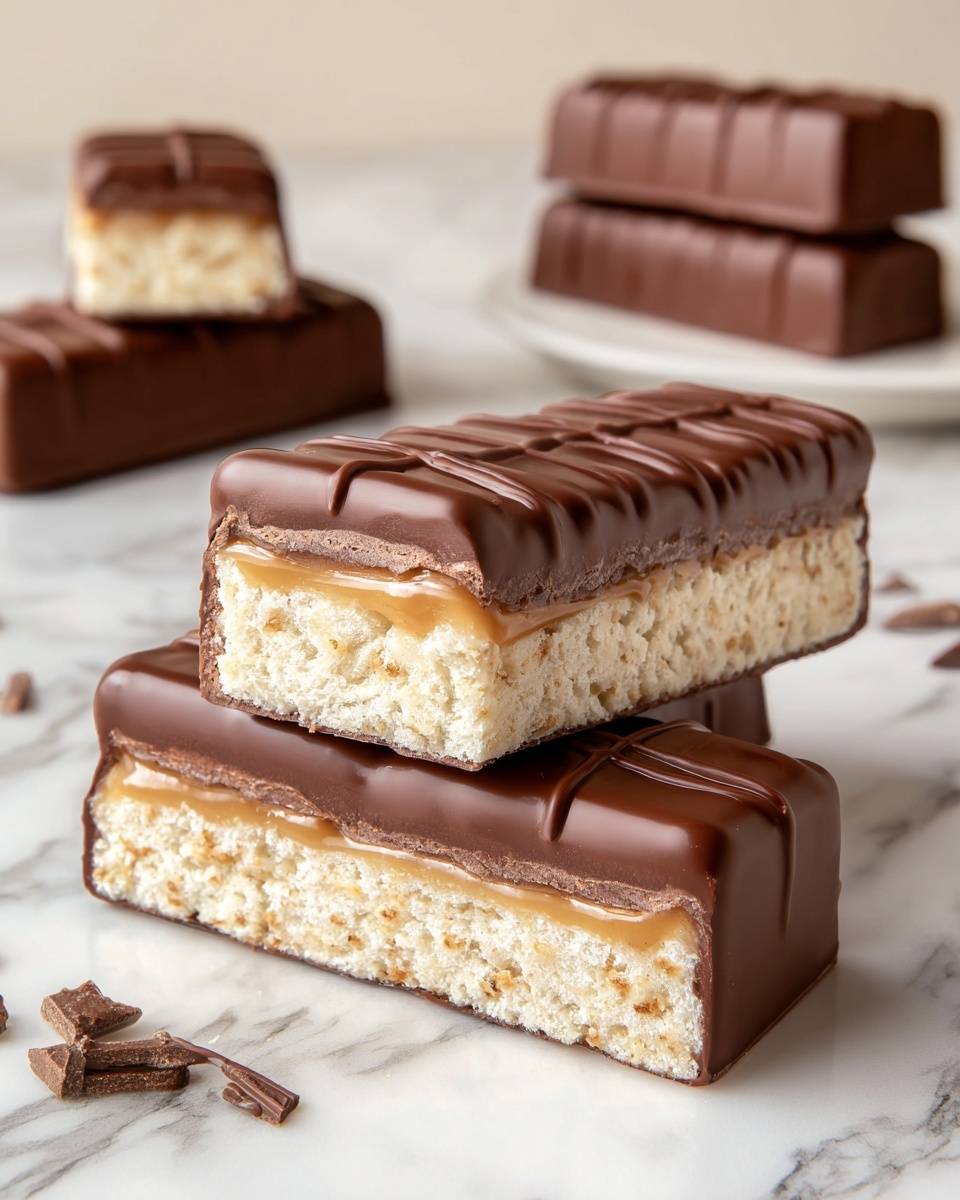 Caramel Biscuit Bars Recipe - Recipe Image