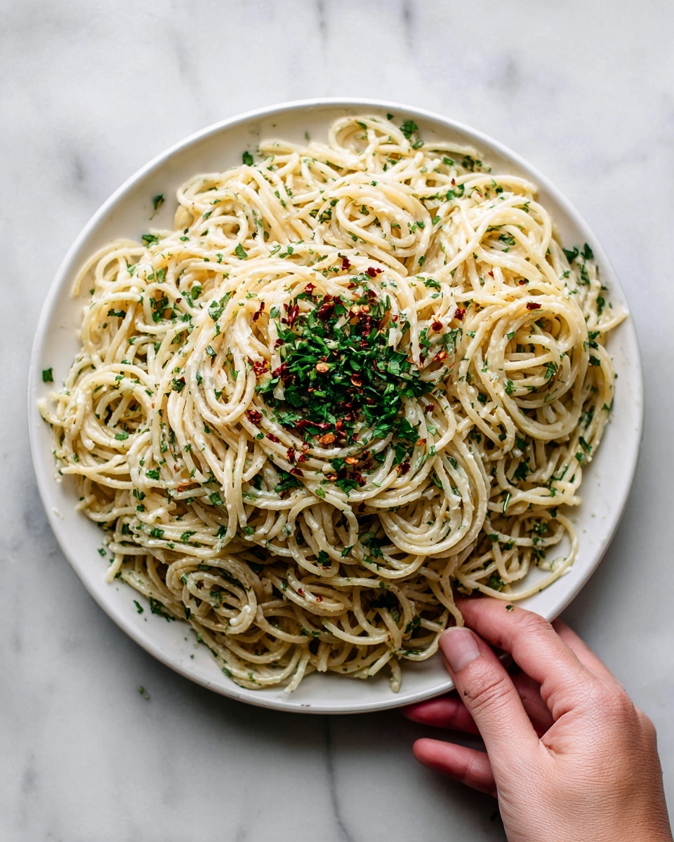 Caramelized Onion Pasta with Chilli Oil Recipe - Recipe Image