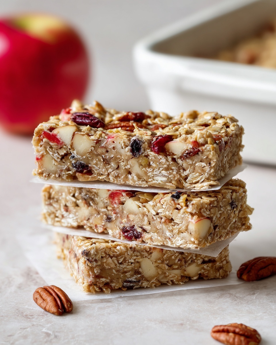 Apple Cinnamon Granola Bars Recipe - Recipe Image