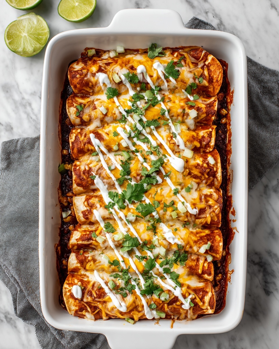 Veggie and Black Bean Enchiladas Recipe - Recipe Image