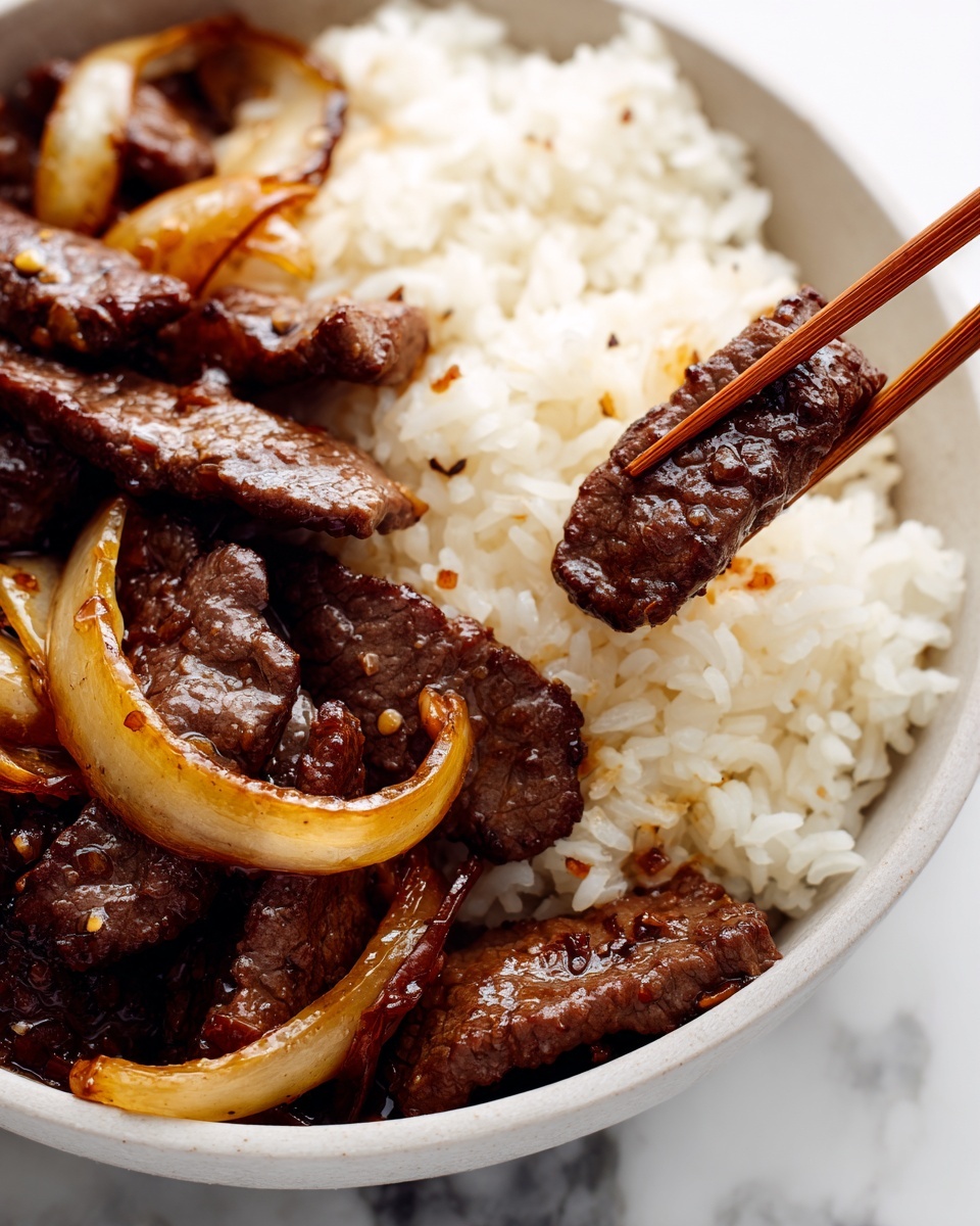 Beef Onion Stir-Fry Recipe - Recipe Image