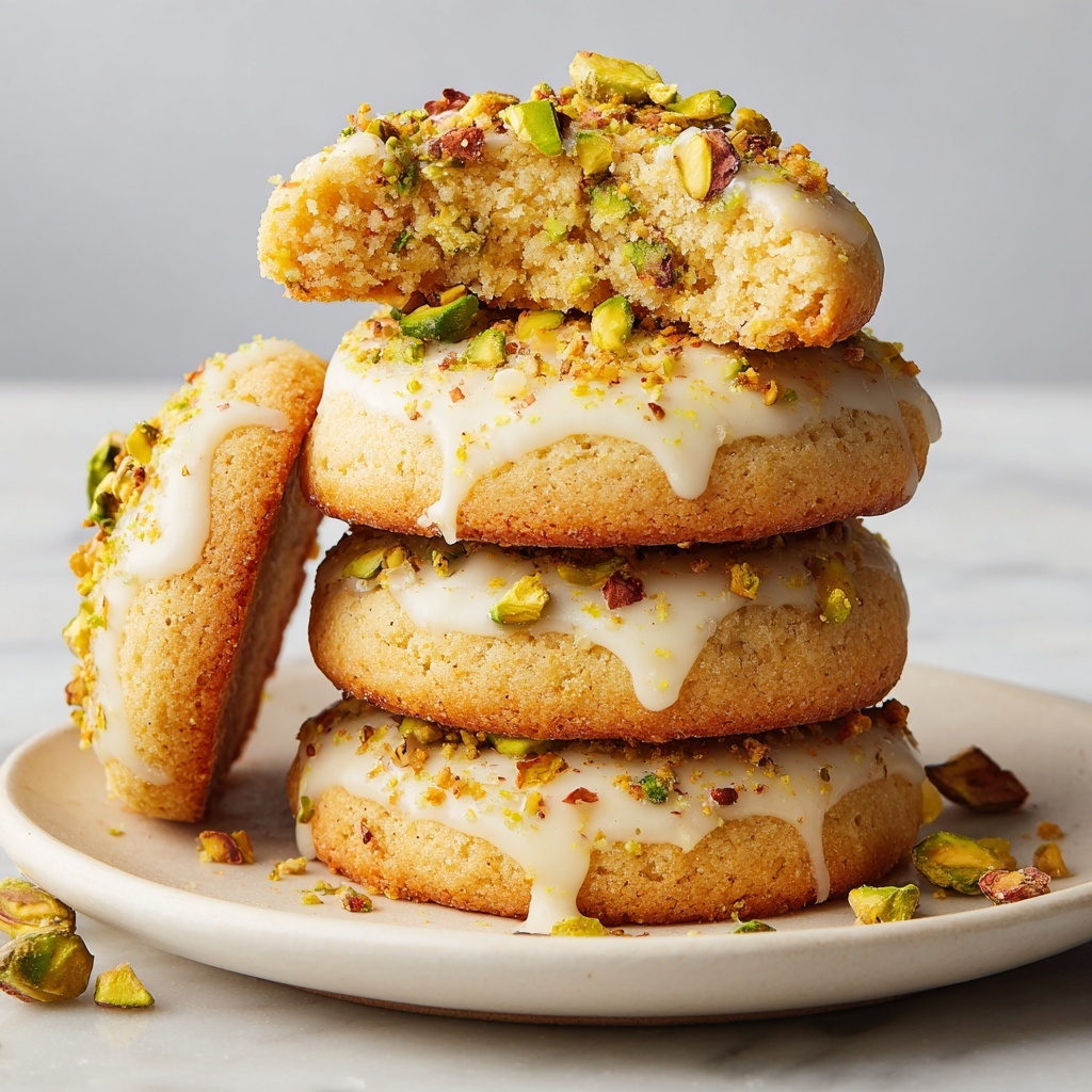 Creamy Pistachio White Chocolate Cookies – Easy Dessert Recipe - Recipe Image