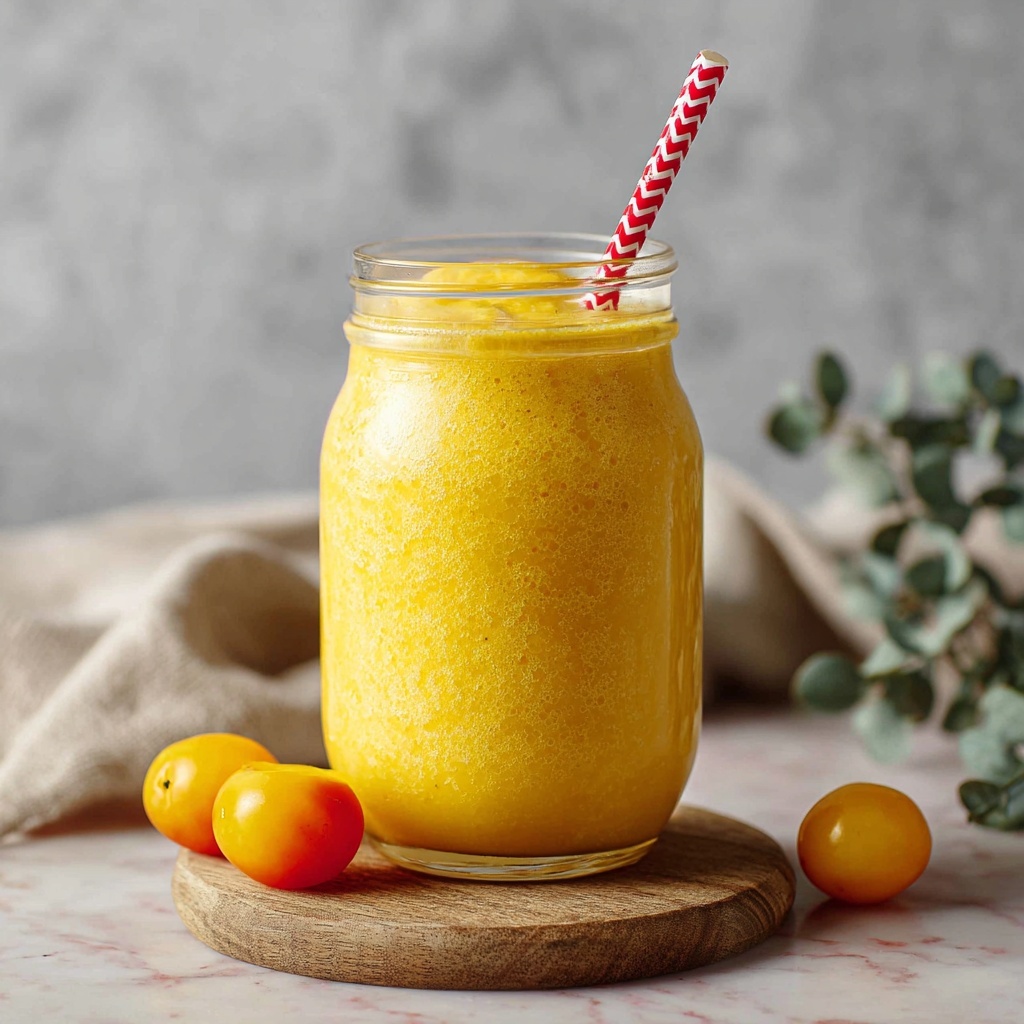 Tropical Mango Pineapple Smoothie Recipe - Recipe Image