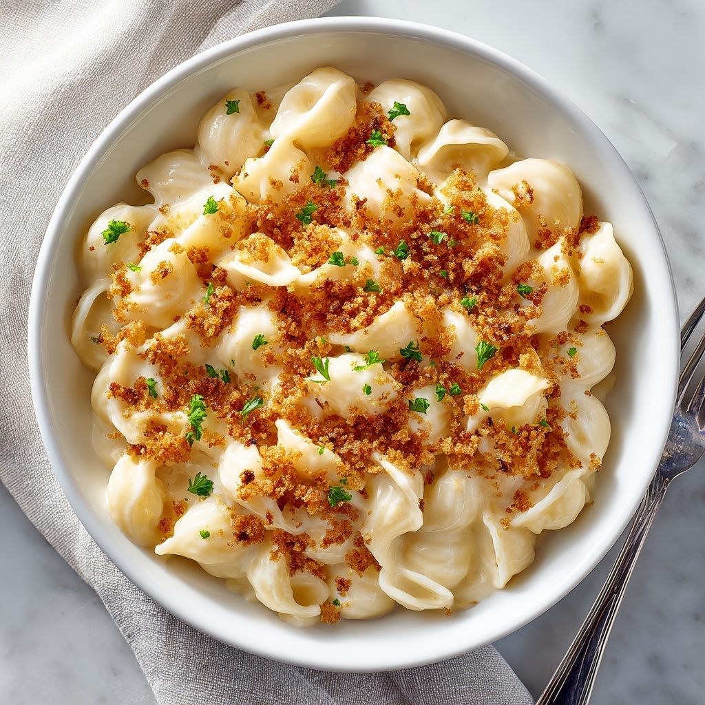 Garlic Parmesan Mac and Cheese Recipe - Recipe Image