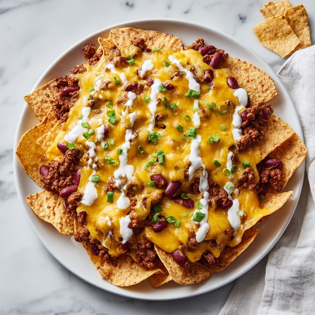 Chili Cheese Nachos Recipe - Recipe Image