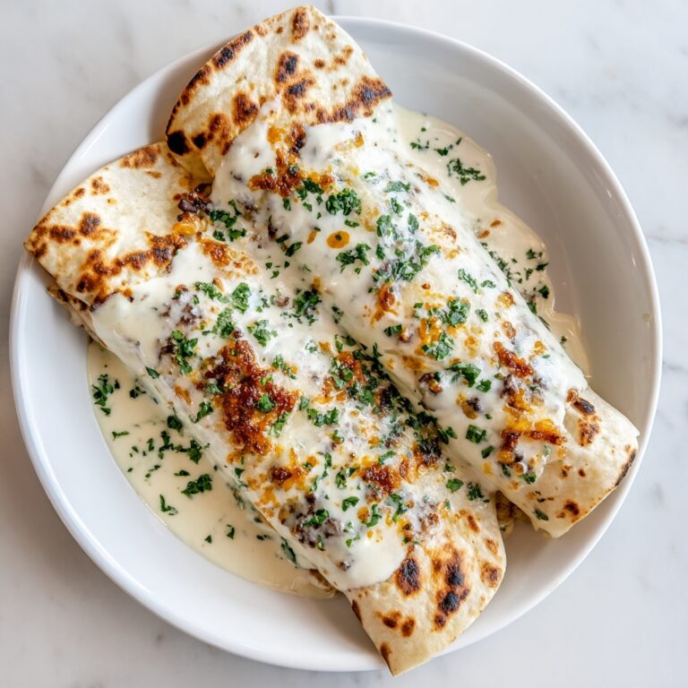 Cheesy Chicken Alfredo Wraps Recipe