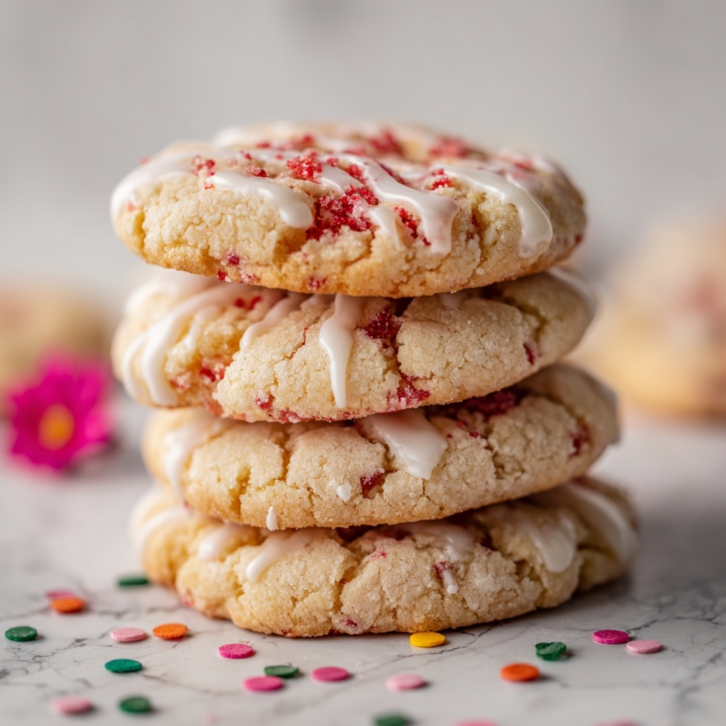 Strawberry Pop Tart Cookies Recipe - Recipe Image