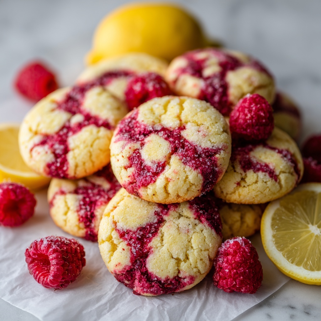 Lemon Raspberry Cookies Recipe - Recipe Image