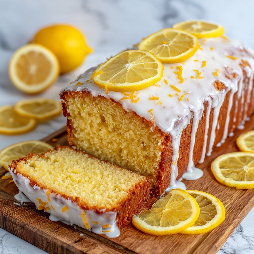Zesty Lemon Loaf Cake Recipe - Recipe Image