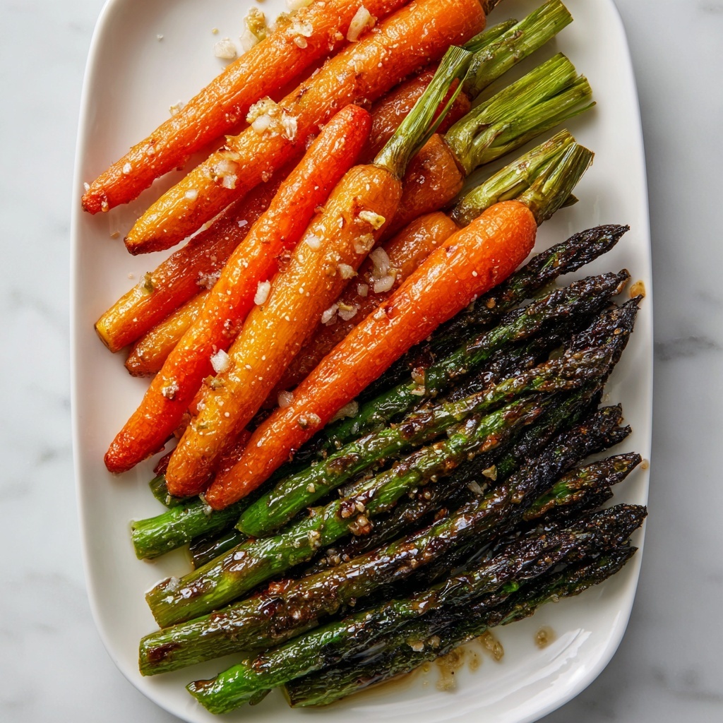 Roasted Asparagus and Carrots Recipe - Recipe Image