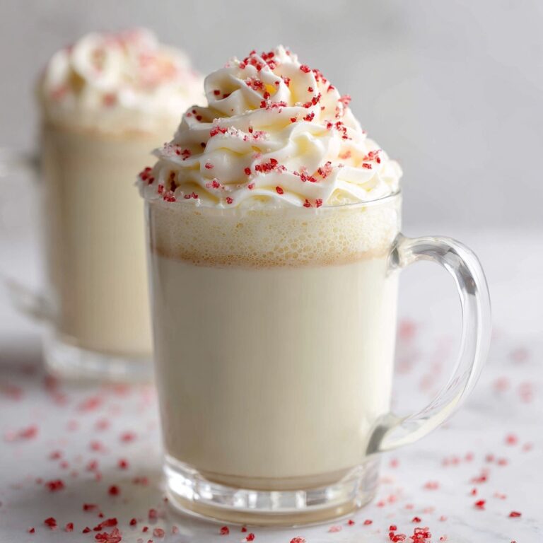 Peppermint White Hot Chocolate Recipe