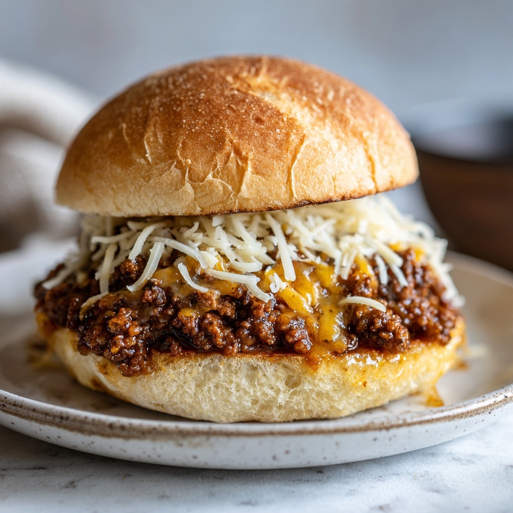 Chicken Parmesan Sloppy Joes Recipe - Recipe Image