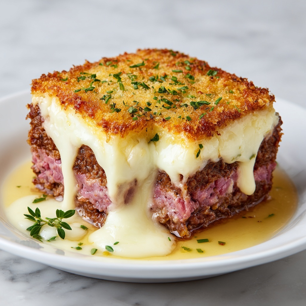 Chicken Cordon Bleu Meatloaf Recipe - Recipe Image