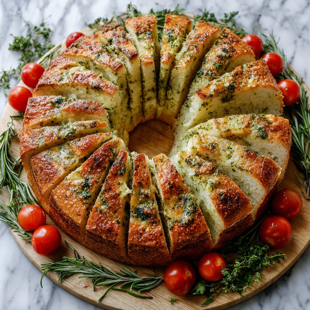Festive Crescent Rolls with Pesto Recipe - Recipe Image