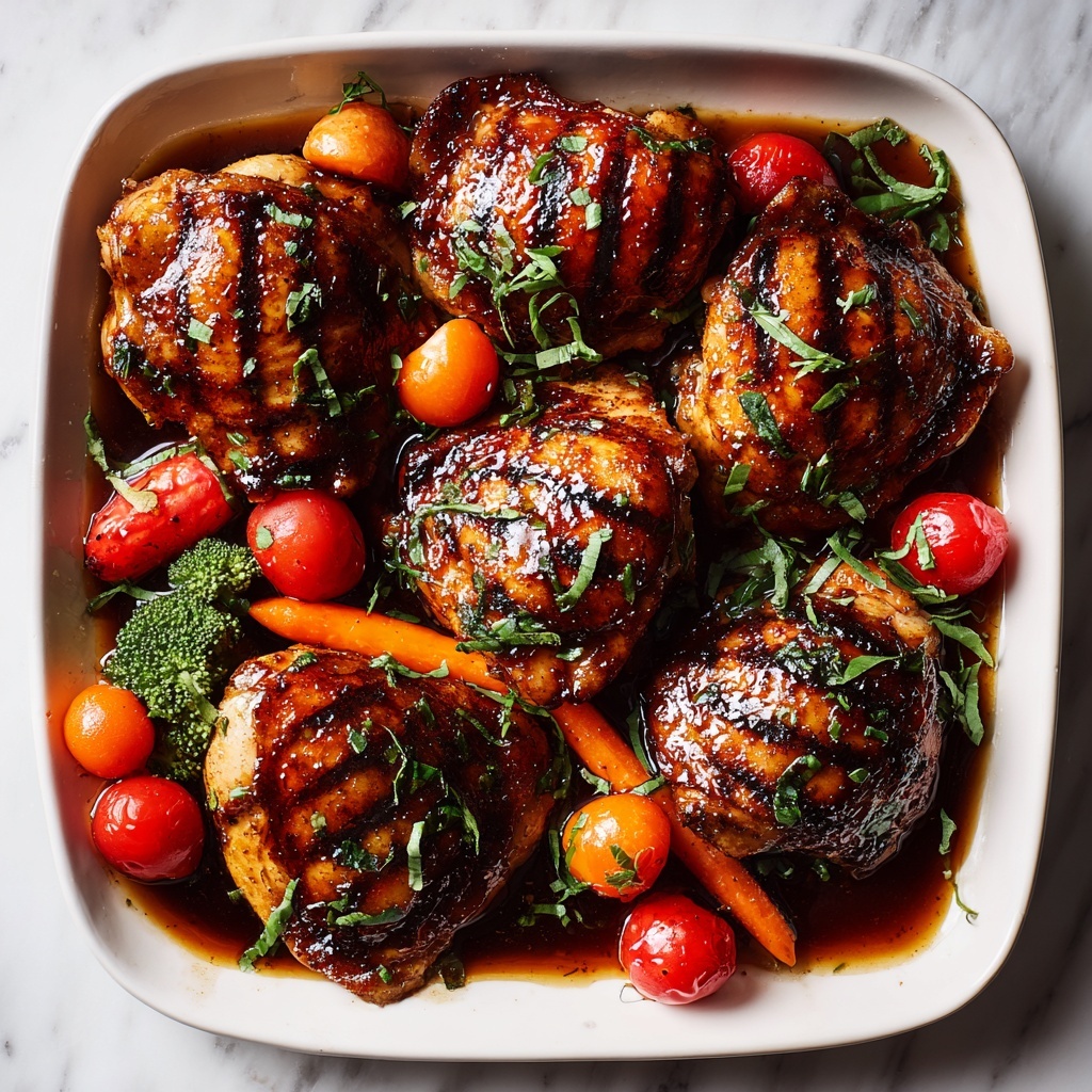One Pan Balsamic Chicken and Veggies Recipe - Recipe Image