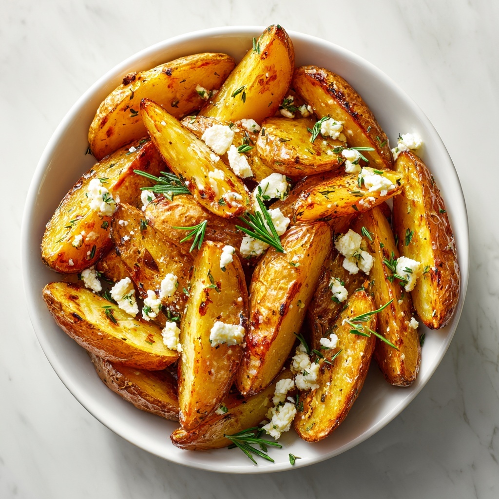 Baked Feta Potatoes Recipe - Recipe Image