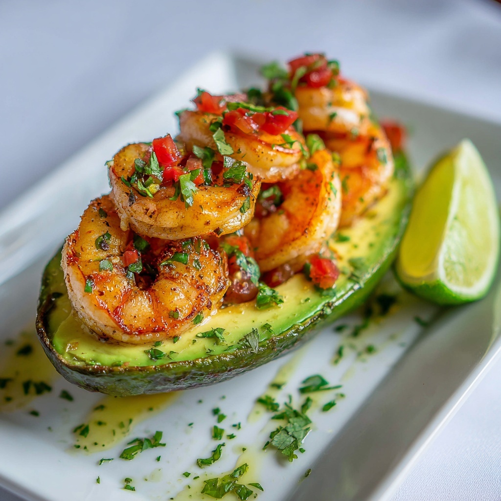 Shrimp Stuffed Avocados Recipe - Recipe Image
