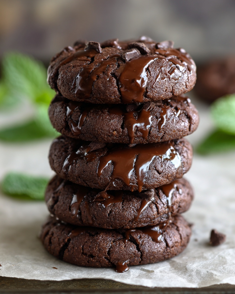 Nanny's Uncooked Chocolate Cookies Recipe - Recipe Image