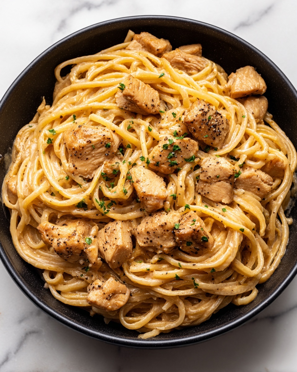 Cowboy Butter Chicken Linguine Recipe - Recipe Image